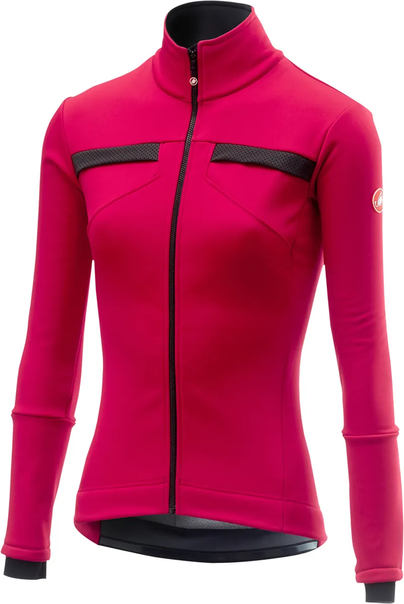 Castelli Dinamica Womens Jacket Electric Magenta