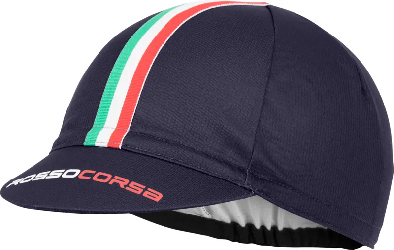 Castelli Rosso Corsa Cycling Cap Steel Blue