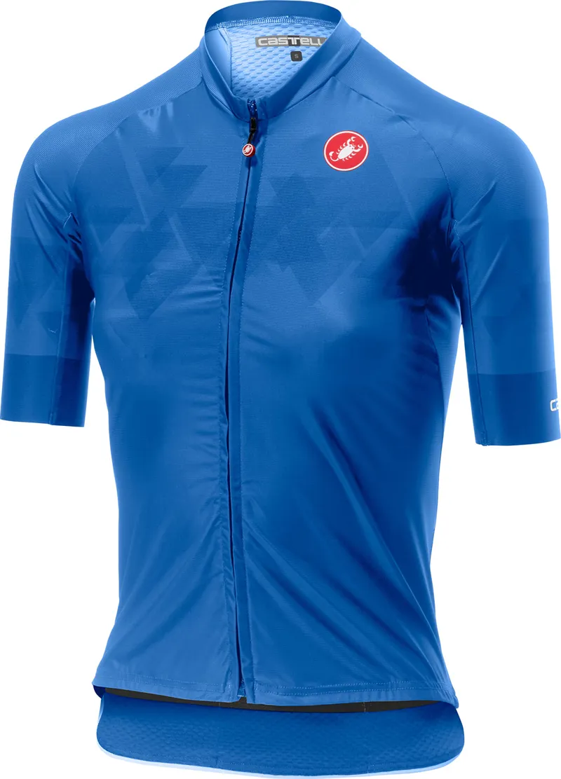 Castelli Aero Pro W Jersey Fz Riviera Blue