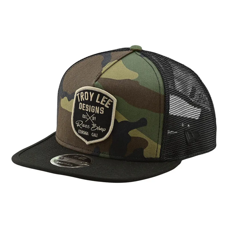 Troy Lee Designs Vintage Race Shop Snapback Camo Army