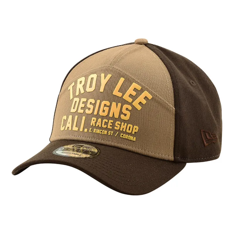 Troy Lee Designs Peak Snapback Khaki Walnut