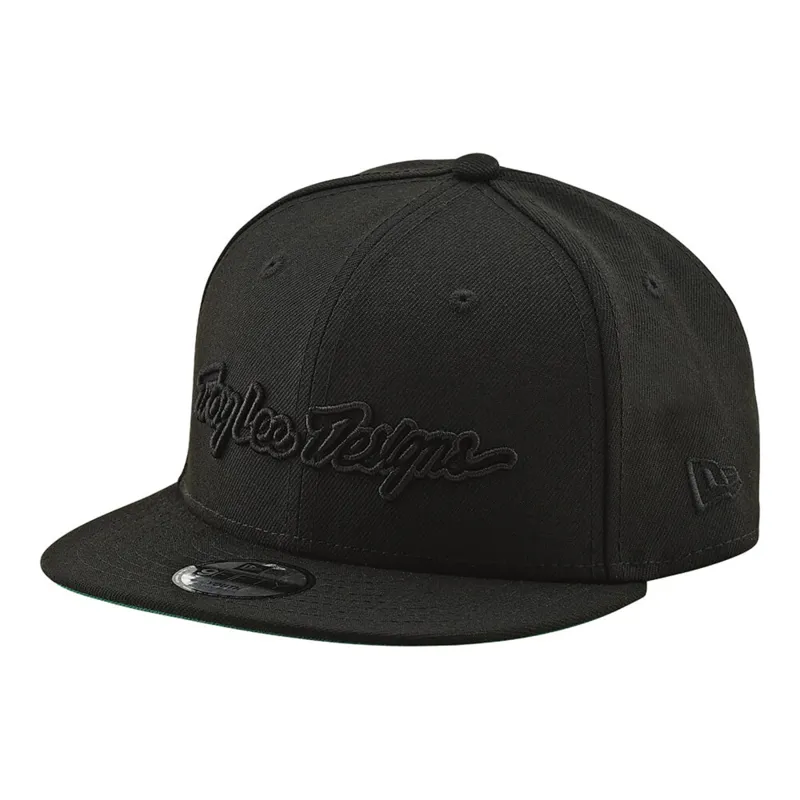 Troy Lee Designs Classic Signature Snapback Black youth