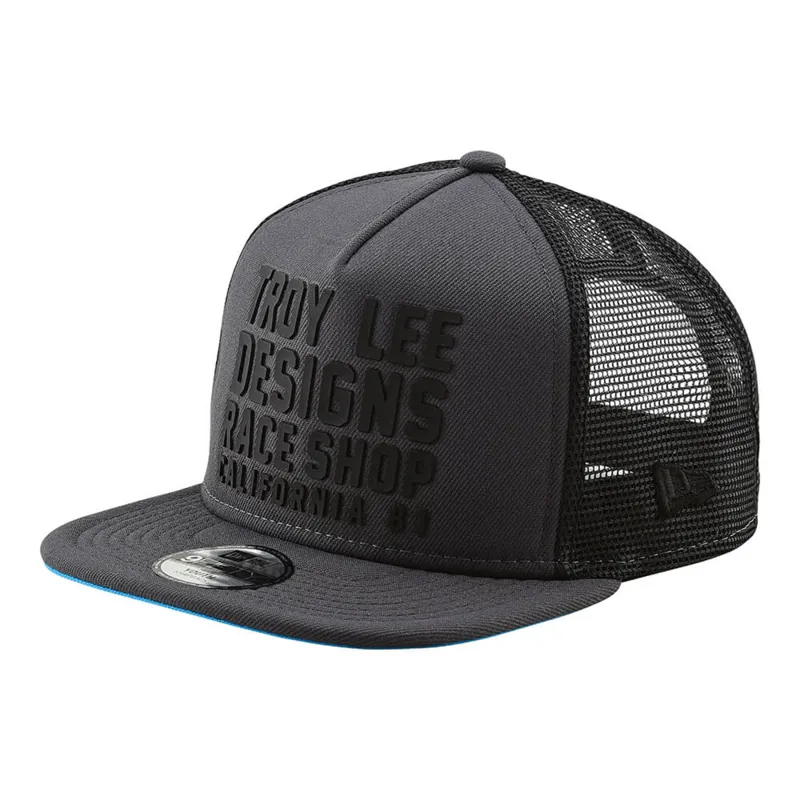 Troy Lee Designs RC Cali Snapback Graphite/Blue Youth