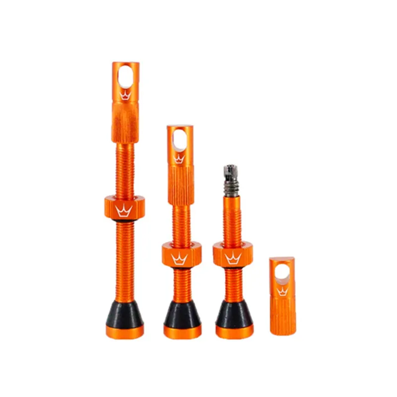 Peatys Tubeless Valves Pair Mango 42mm