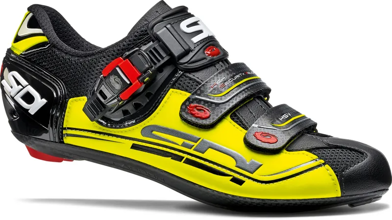 SIDI GENIUS 7 FIT Road Shoe Black/Flo Yellow