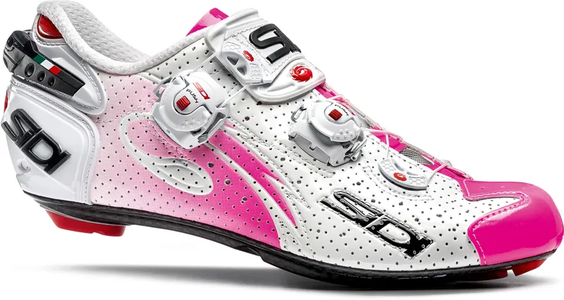 Sidi Womens Wire Carbon Air Road Shoe White Pink