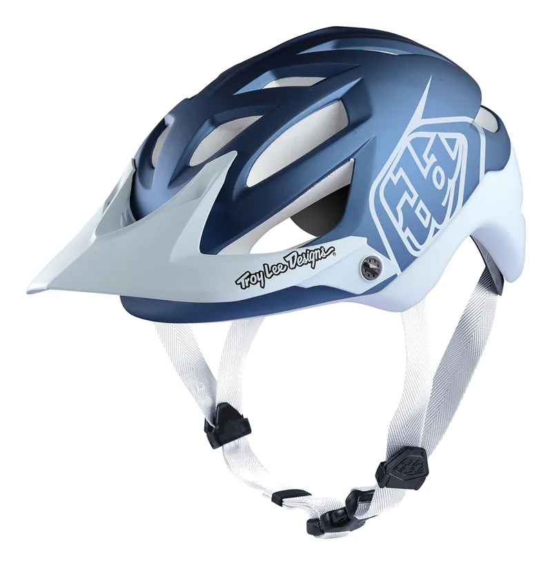 Troy Lee Designs A1 MIPS MTB Helmet Classic Blue White
