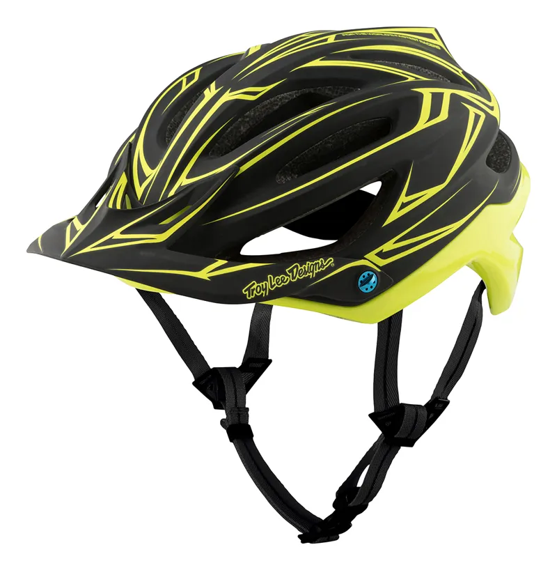 Troy Lee Designs A2 Helmet MIPS Pinstripe Yellow