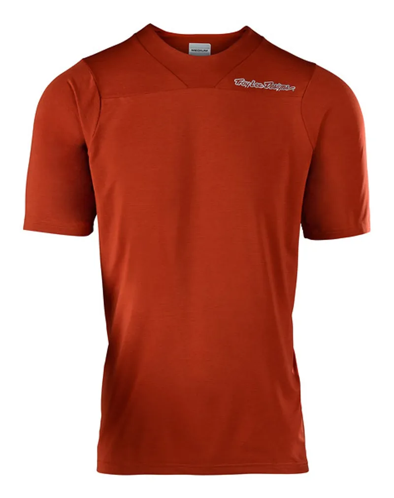 Troy Lee Designs Skyline Solid Short Sleeve Jersey Heather Clay