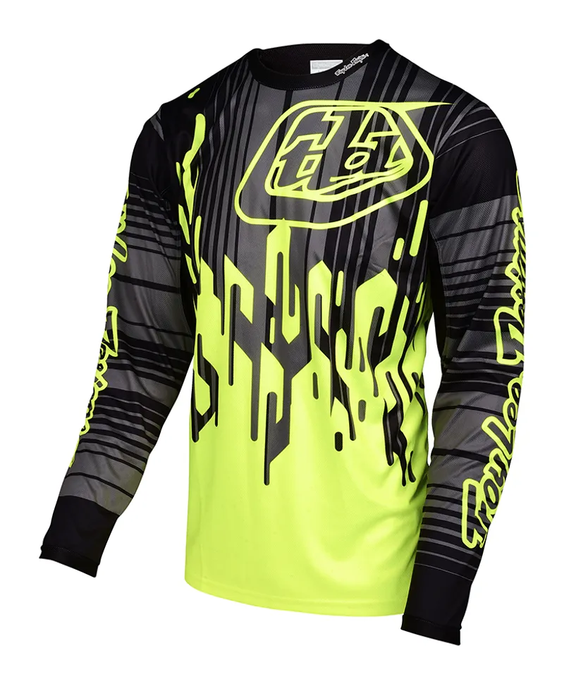 Troy Lee Designs Sprint Jersey Code Flo Yellow