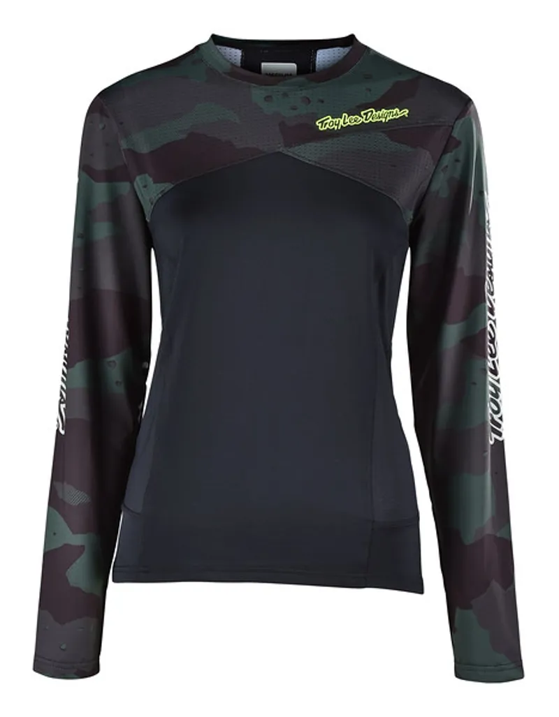 Troy Lee Designs Womens Skyline Long Sleeve Jersey Camo-1