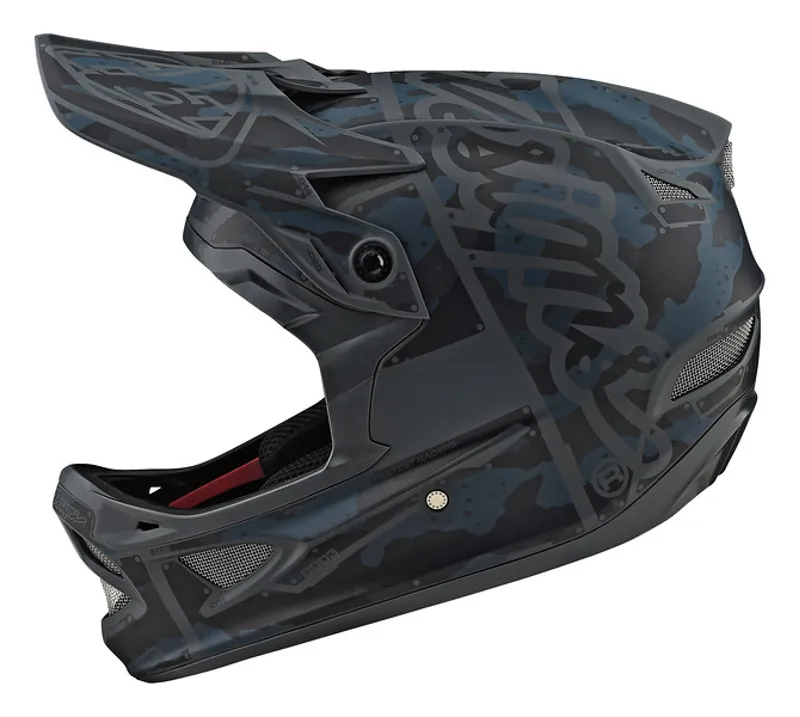 Troy Lee Designs D3 Fiberlite Factory Camo Gray-1