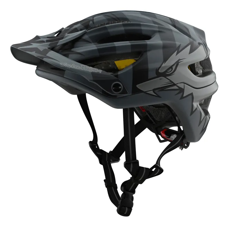 Troy Lee Designs A2 MTB Helmet MIPS Screaming Eagle 2020 Grey