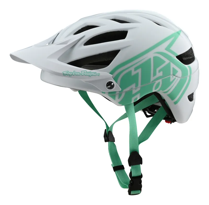 Troy Lee Desgins A1 Drone Drone White/Aqua