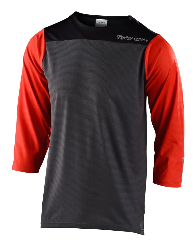 Troy Lee Designs Ruckus Jersey Block Gray Tangerine