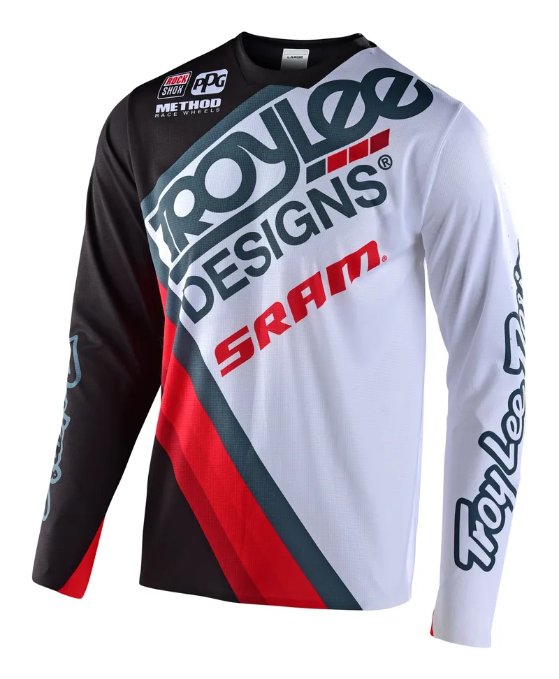 Troy Lee Designs Sprint Ultra Jersey Tilt Sram Black/White
