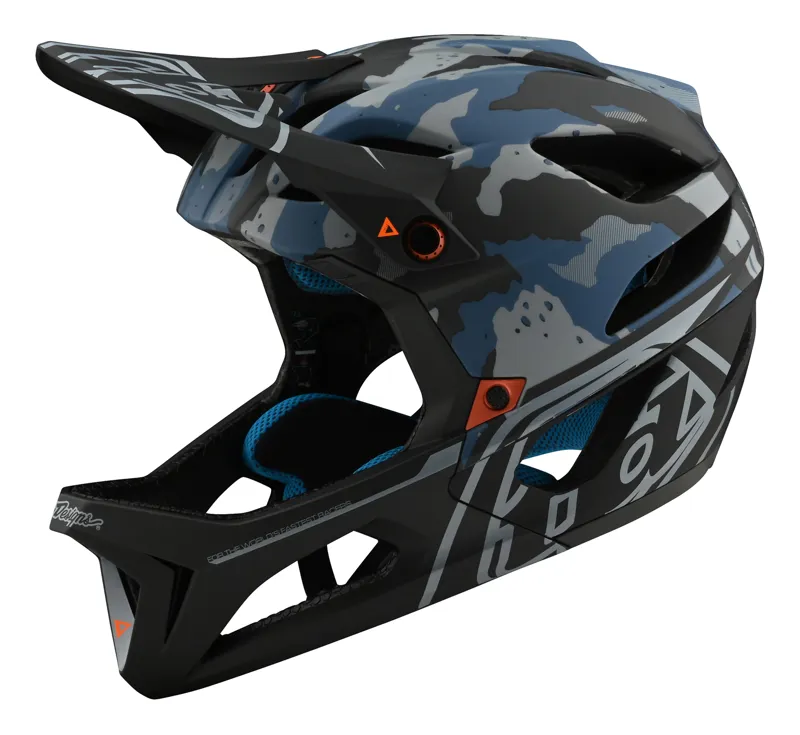 Troy Lee Designs Stage MIPS Full Face Helmet Camo Blue
