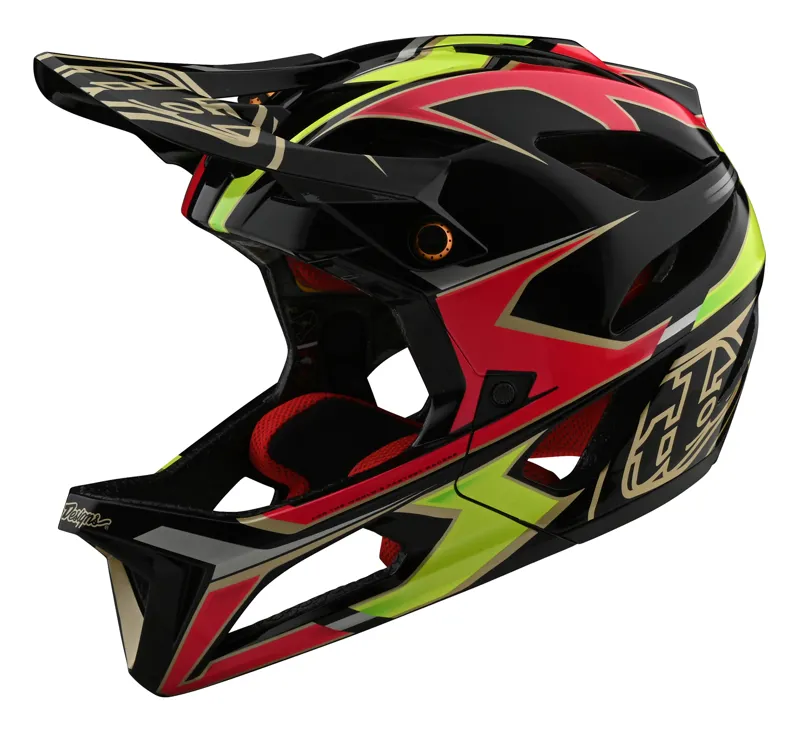 Troy Lee Designs Stage MIPS Full Face Helmet Ropo Pink/Yellow
