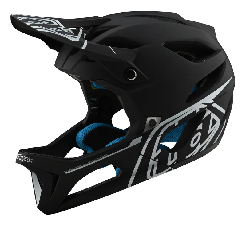 Troy Lee Designs Stage MIPS Full Face Helmet Steah Black/Silver