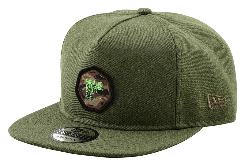 Troy Lee Designs Race Camo Snapback Heather Army