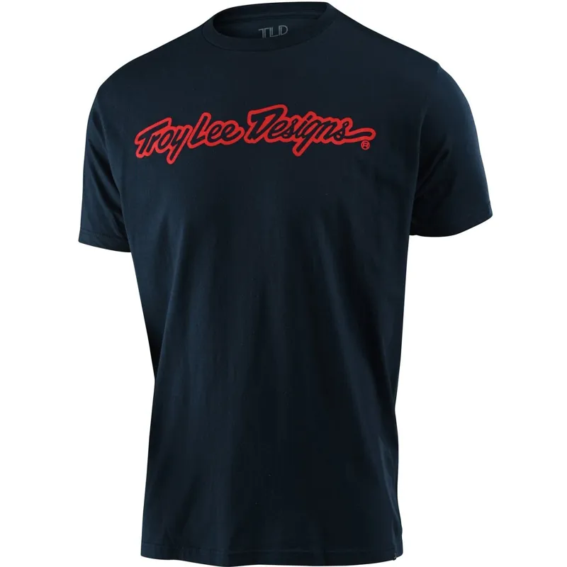 Troy Lee Designs Signature Tee Navy