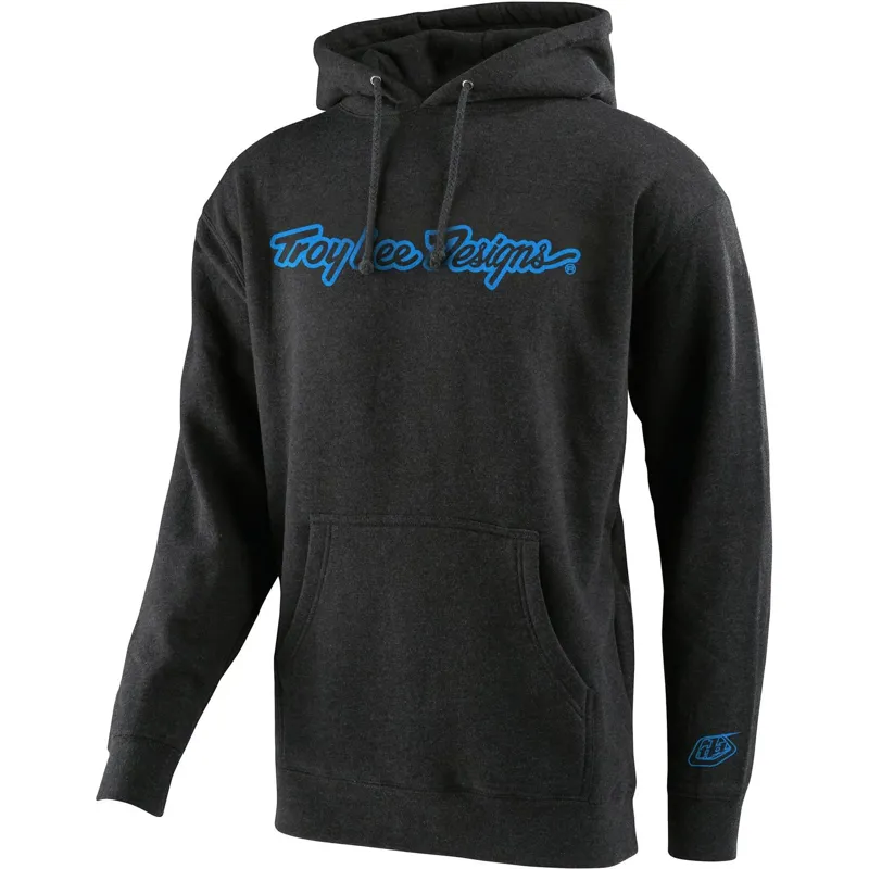 Troy Lee Designs Signature PO Youth Hoodie Charcoal