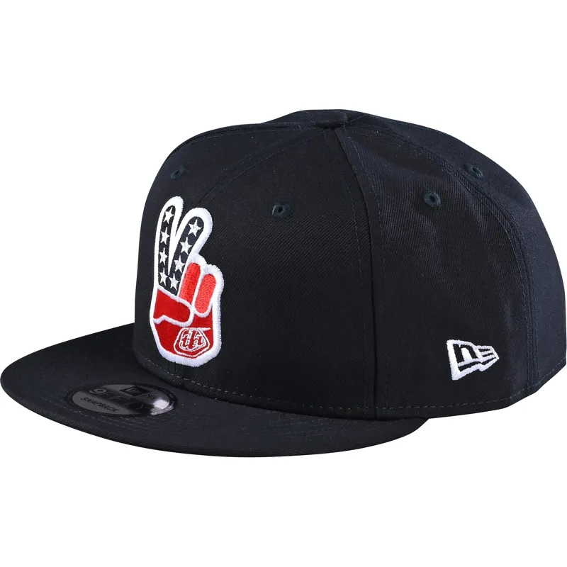 Troy Lee Designs Peace Sign Snapback Navy Youth