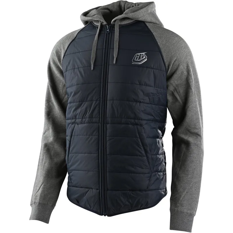 Troy Lee Designs Racing Quilted Zip Up Hoodie Navy