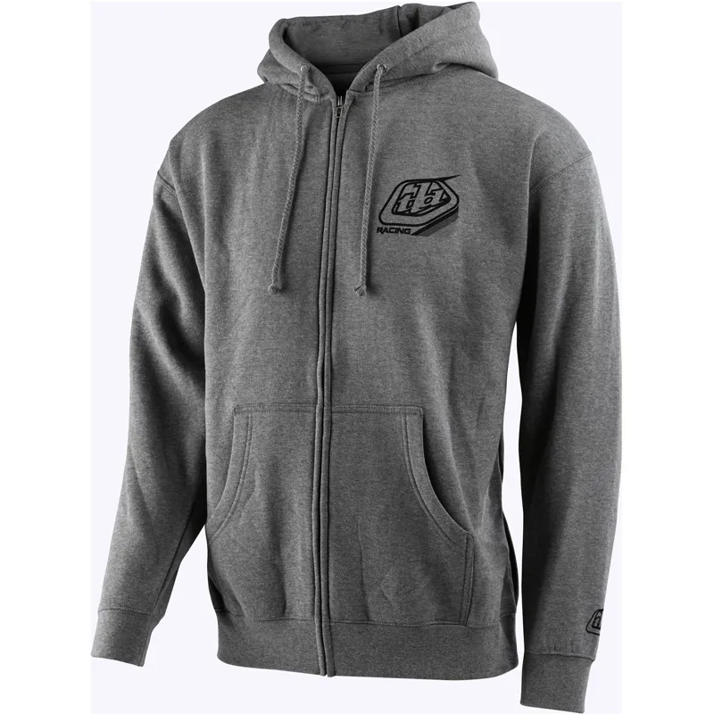 Troy Lee Designs TLD Mix Zip Up Hoodie Gunal Heather