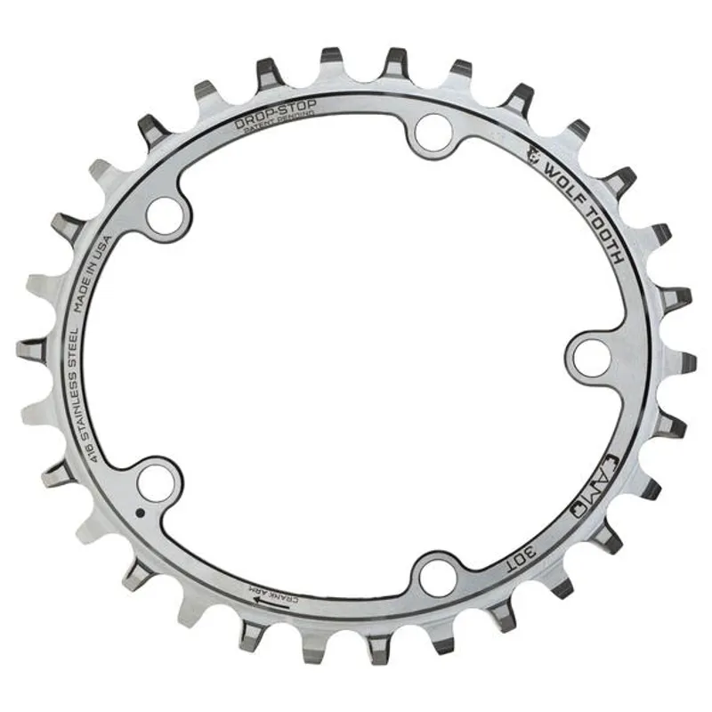 Wolf Tooth Camo Elliptical Chainring Stainless Steel