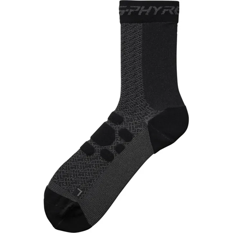 Shimano Clothing S-Phyre Tall Socks in Grey/Black