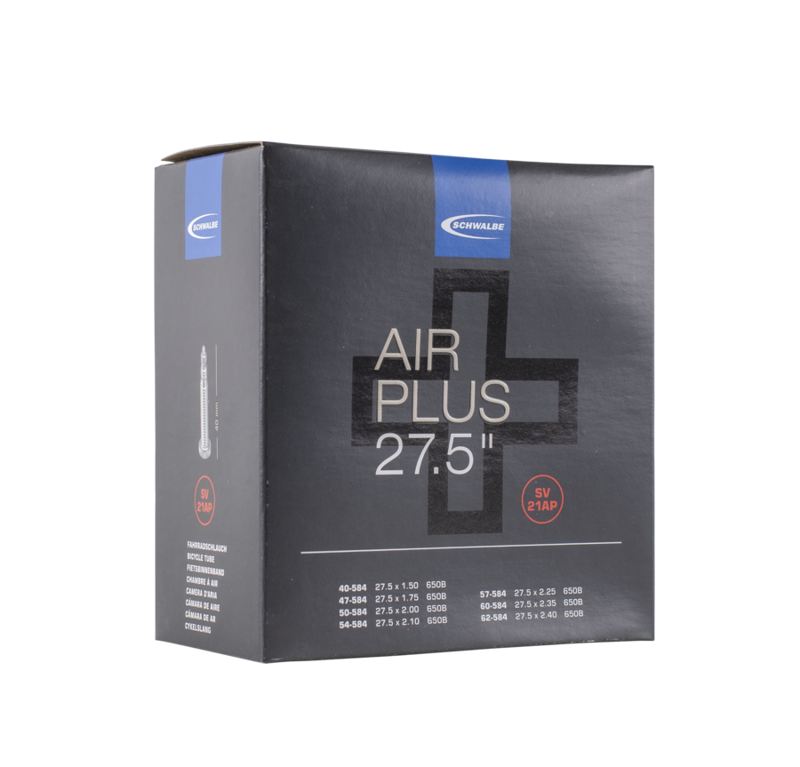 Schwalbe Air Plus 27.5-inch Inner Tube in Black-1