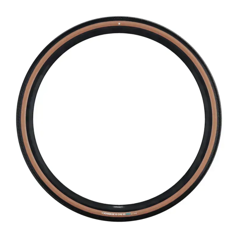 Schwalbe G-One RS Pro E25 700x50c TLE Tire in Black/Tanwall