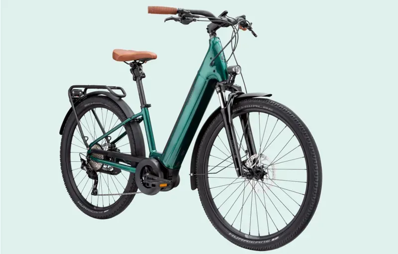 Cannondale Adventure Neo 1 EQ Large eUrban Bike in Emerald-6
