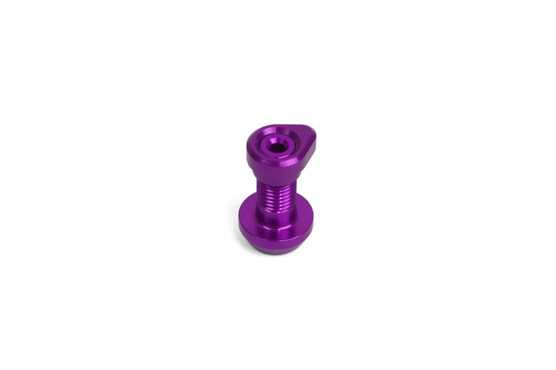 Hope Seatpost Clamp Bolt and Tear Drop Nut in Purple
