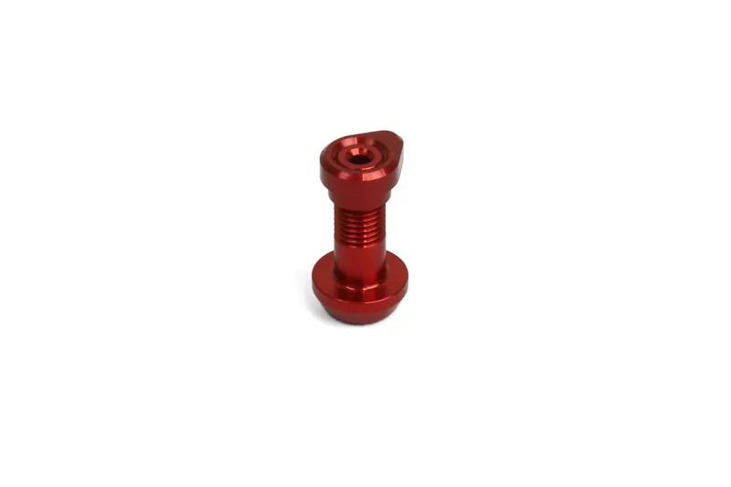 Hope Seatpost Clamp Bolt and Tear Drop Nut in Red