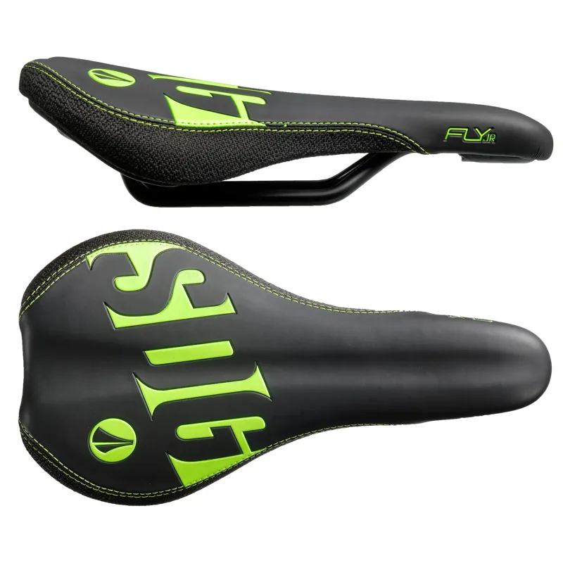 SDG Fly Junior Steel Rail Saddle in Green