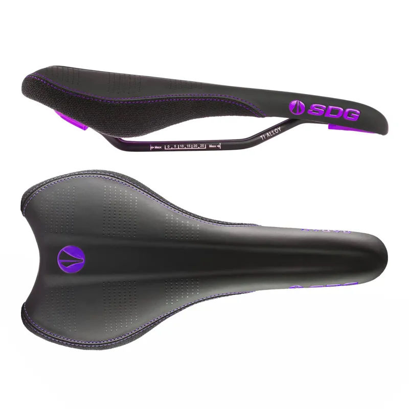 SDG Radar Ti-Alloy Saddle in Purple