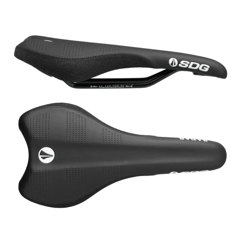 SDG Radar Steel Rail Saddle in Black