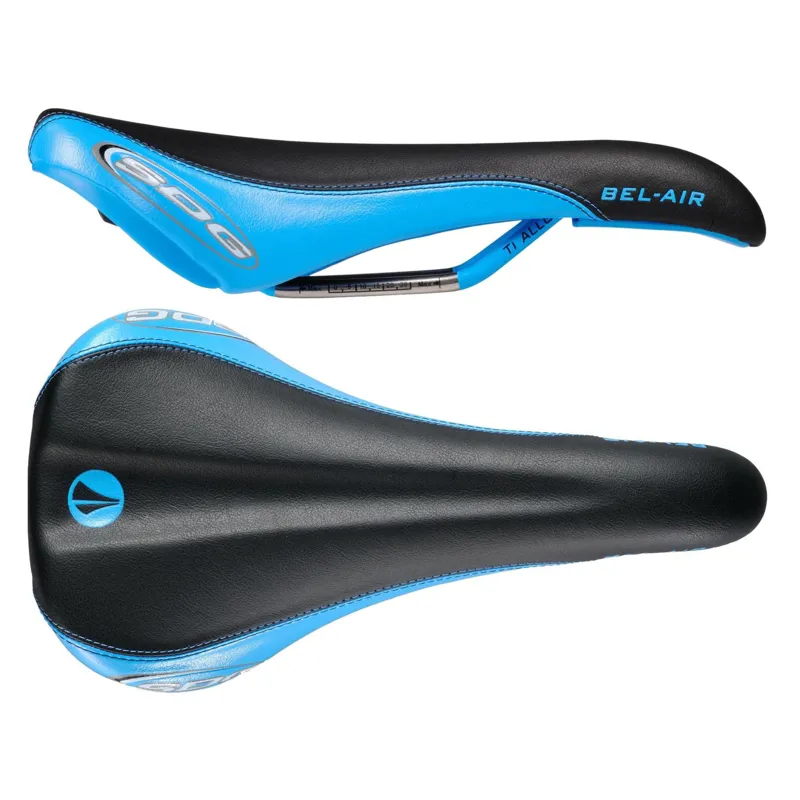 SDG Bel Air Ti-Alloy Rail Saddle in Blue