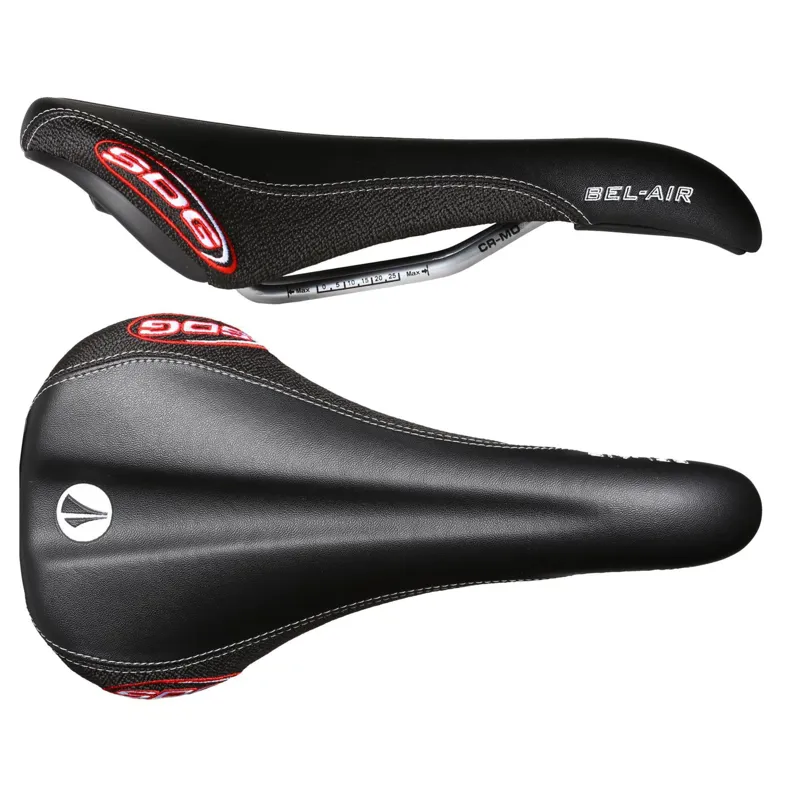 SDG Bel Air Cro-Mo Rail Saddle in Black