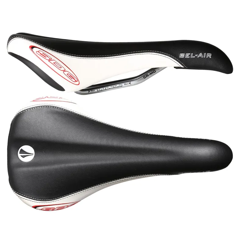 SDG Bel Air Cro-Mo Rail Saddle in White
