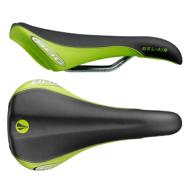 SDG Bel Air Cro-Mo Rail Saddle in Green