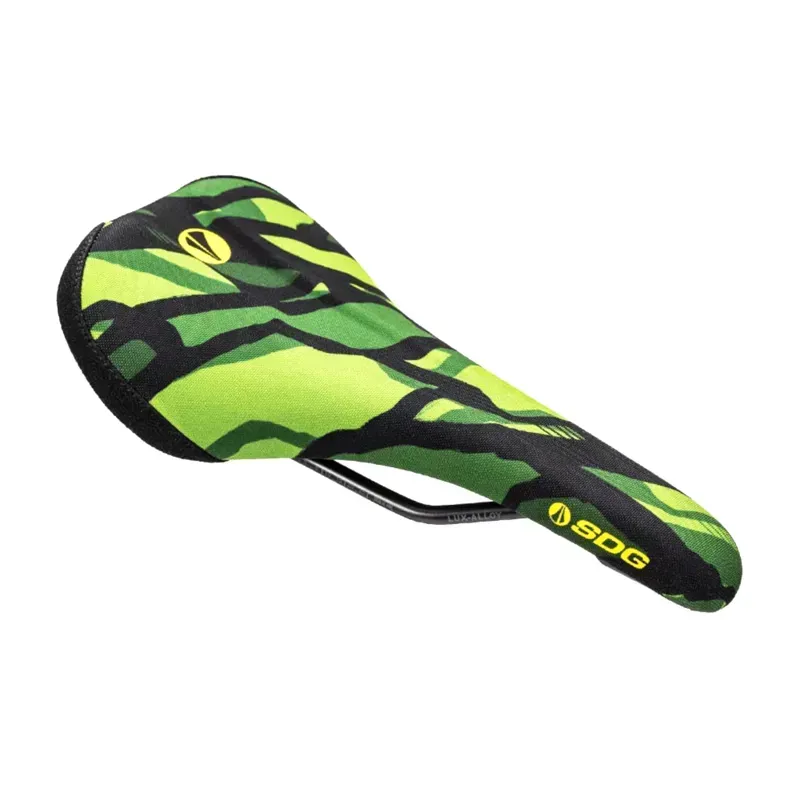 SDG Bel Air V3 Lux-Alloy Terra Firma 140mm Saddle in Hasie Green-3