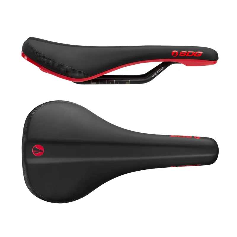 SDG Bel Air 3.0 Lux Alloy Saddle in Red