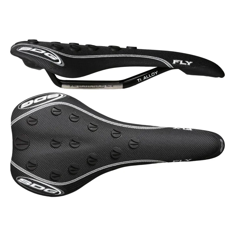 SDG Ti-Fly Storm Solid Ti-Rail Saddle in Black