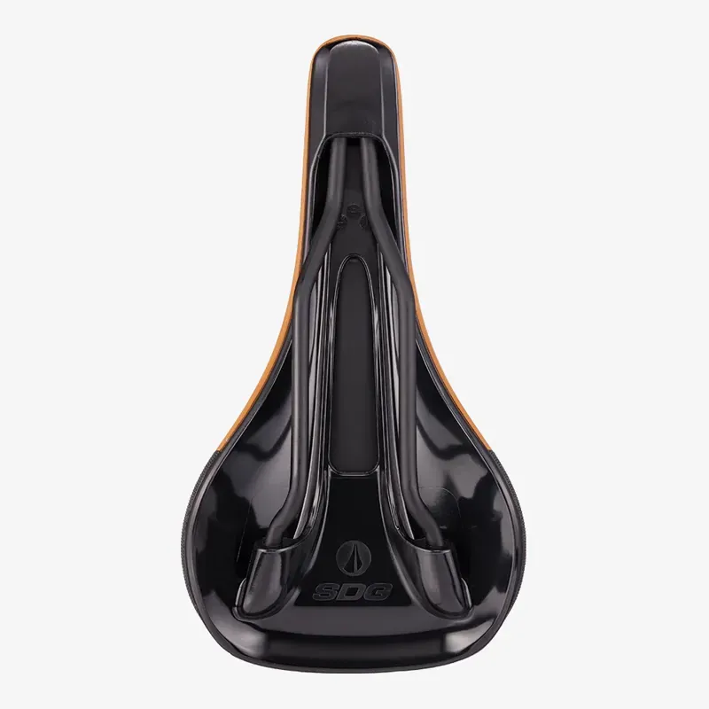 SDG Bel-Air V3 Saddle w/ Lux-Alloy Rails in Matte Black/Olive Green-3