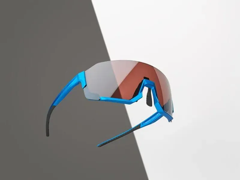 Shimano Aerolite RideScape Road Lens Glasses in Blue-2