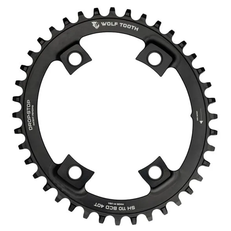 Wolf Tooth Elliptical 96mm BCD XT M8000 Chainring in Black