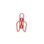 Silca Sicuro Cerakote Titanium Bottle Cage in Ruby Red